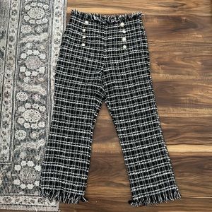SHEIN black “tweed” pants
